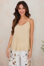 Milio Milano Milio Milano Linen Tank Top Beige