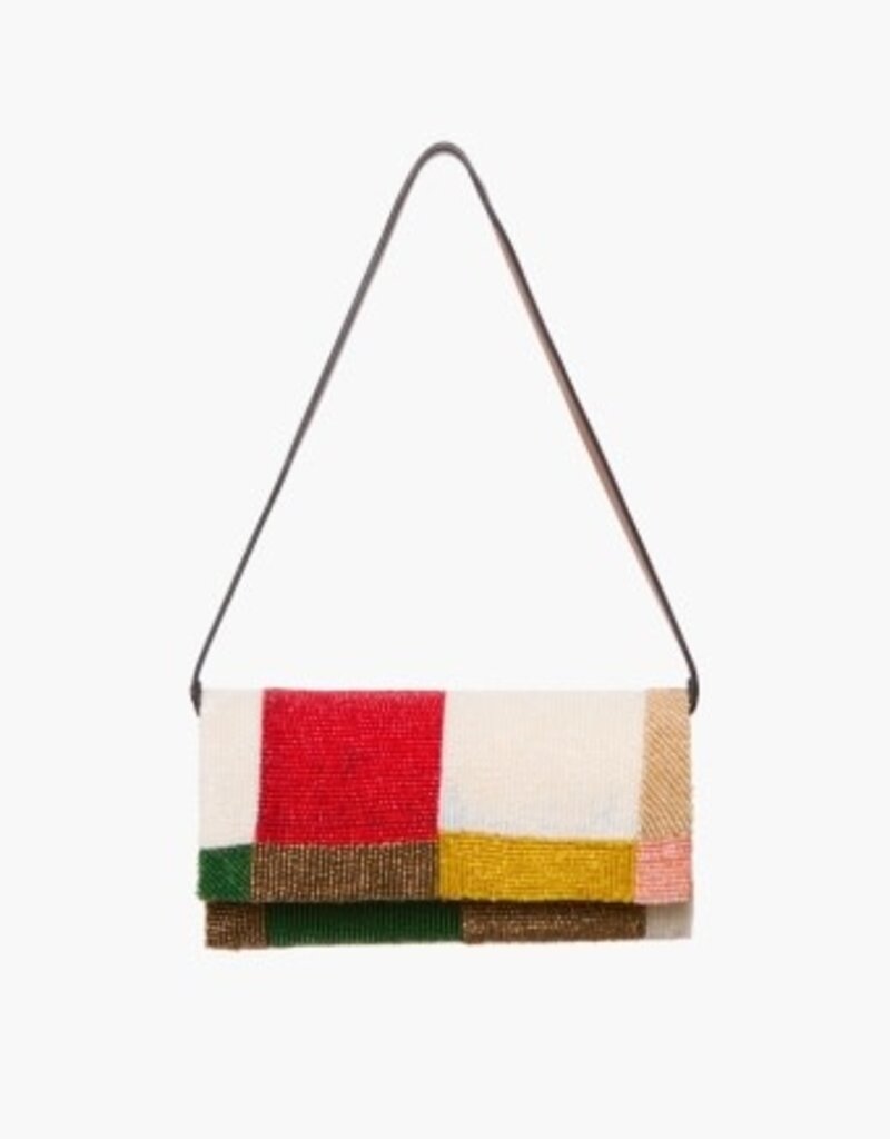 Chan Luu Chan Luu Beaded Silk Clutch Patchwork