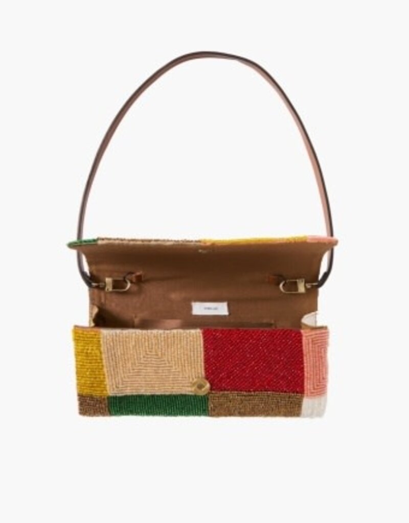 Chan Luu Chan Luu Beaded Silk Clutch Patchwork