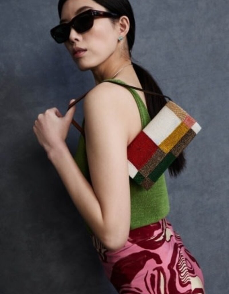 Chan Luu Chan Luu Beaded Silk Clutch Patchwork