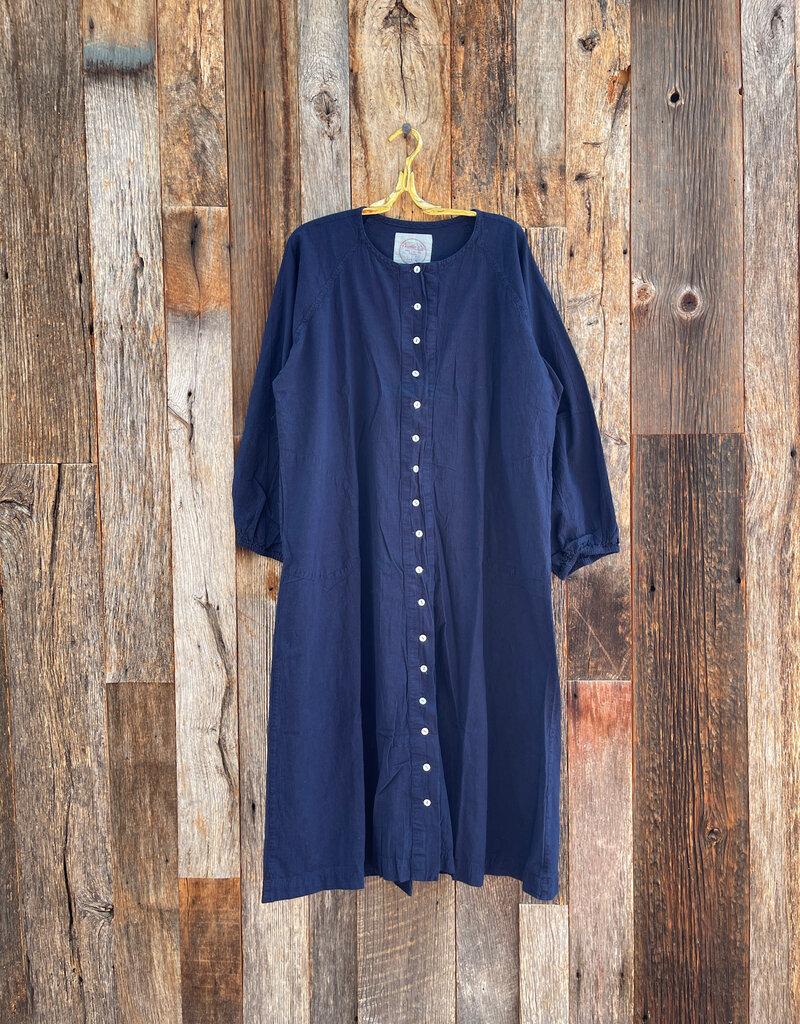 Auntie Oti Auntie Oti Duster Indigo O/S