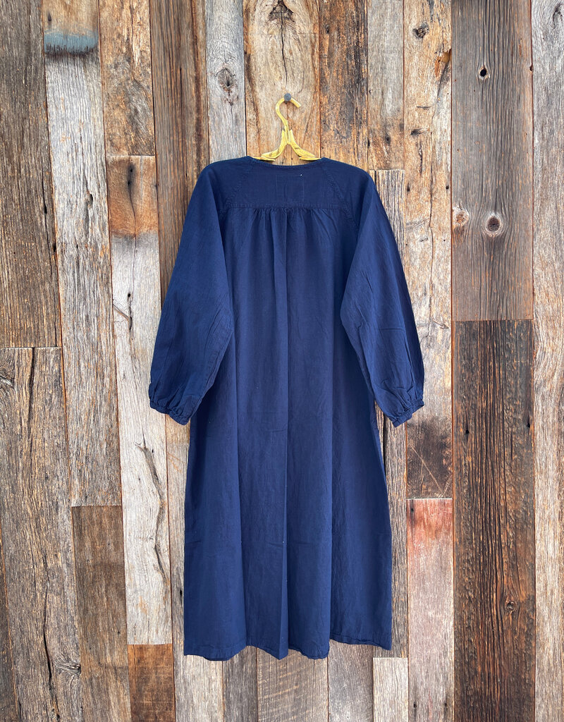 Auntie Oti Auntie Oti Duster Indigo O/S