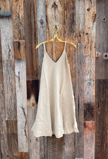 Milio Milano Milio Milano Linen Midi Slip Dress Earth Beige