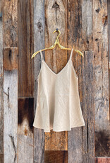 Milio Milano Milio Milano Strap Linen Tank Beige