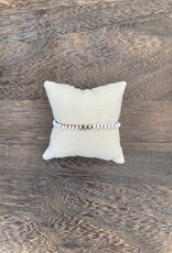 Minetta Design Bracelet -BSR Old African White w/Pecos Accent