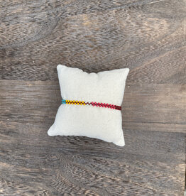 Minetta B-Patch Work Seed Beads w/ Silver Accent