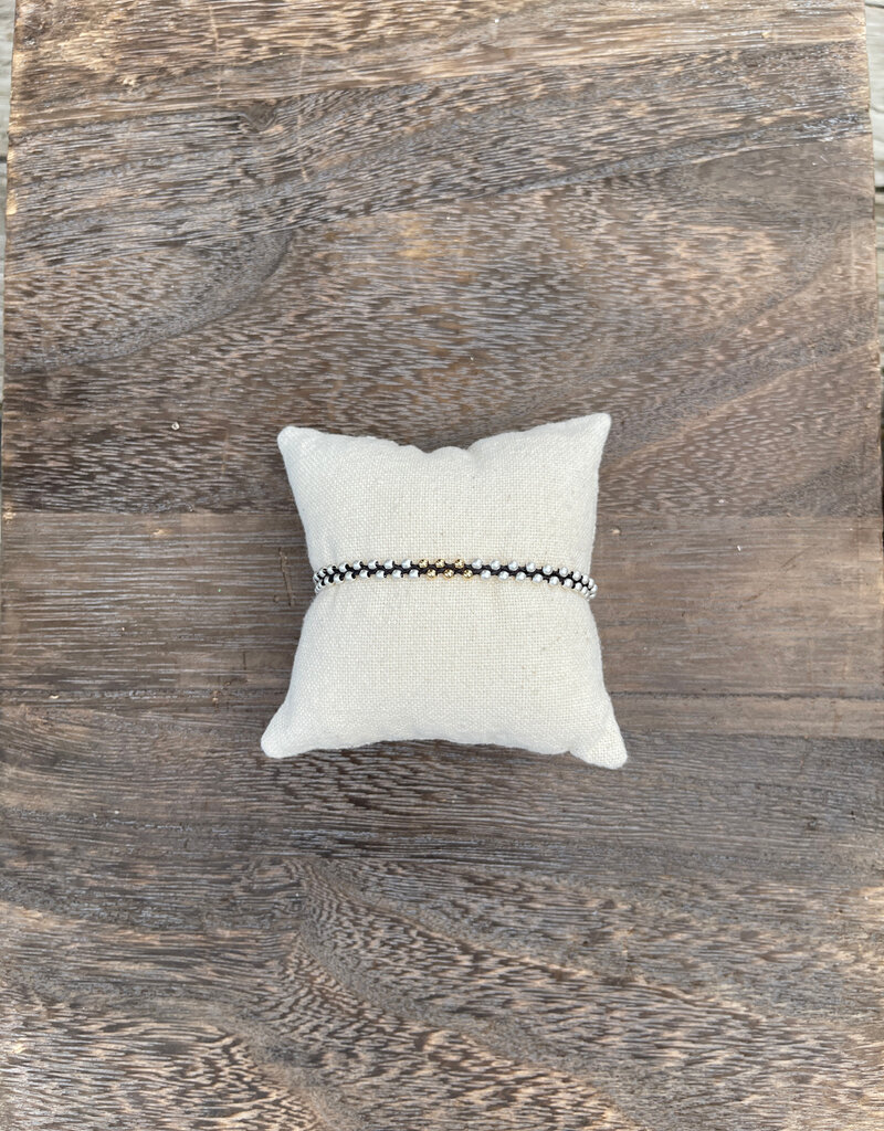 Minetta 18K/SS BDR-SILVER & GOLD