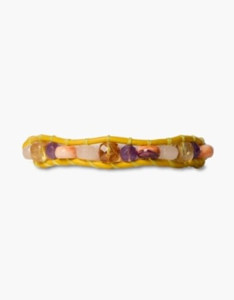 Chan Luu Chan Luu BG-6366 Wake Wrap Bracelet Yellow