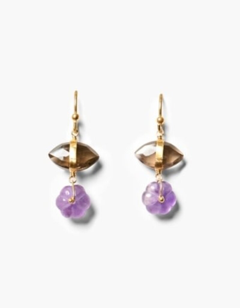 Chan Luu Chan Luu Pia Earrings Amethyst EG-5921