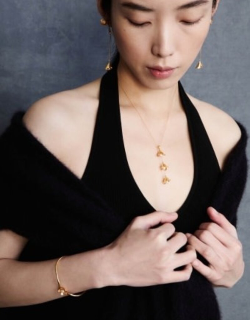 Chan Luu Chan Luu Bellflower Drop Gold NG-15412