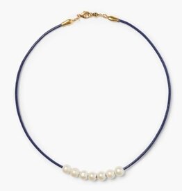 Chan Luu Chan Luu River Necklace Royal Blue NG-15417