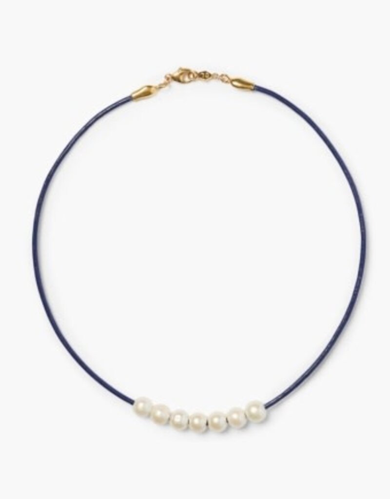 Chan Luu Chan Luu River Necklace Royal Blue NG-15417