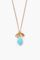 Chan Luu Chan Luu Petal Necklace Turquoise NG-15428