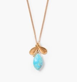 Chan Luu Chan Luu Petal Necklace Turquoise NG-15428