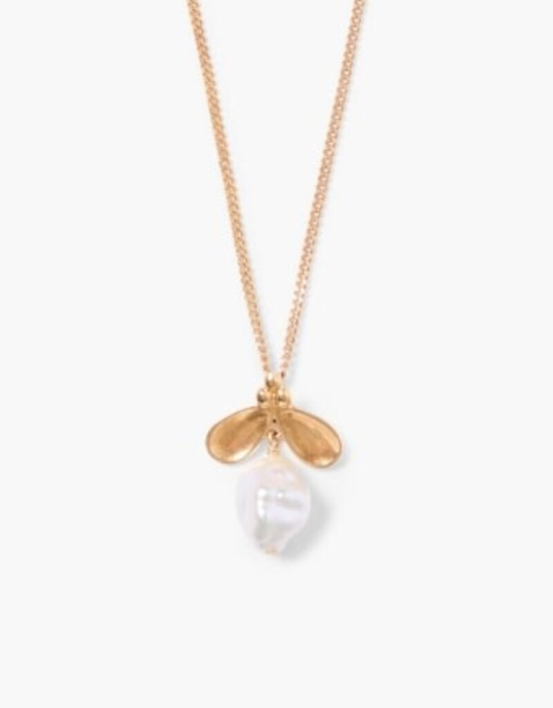 Chan Luu Chan Luu Petal Necklace White Pearl NG-15428