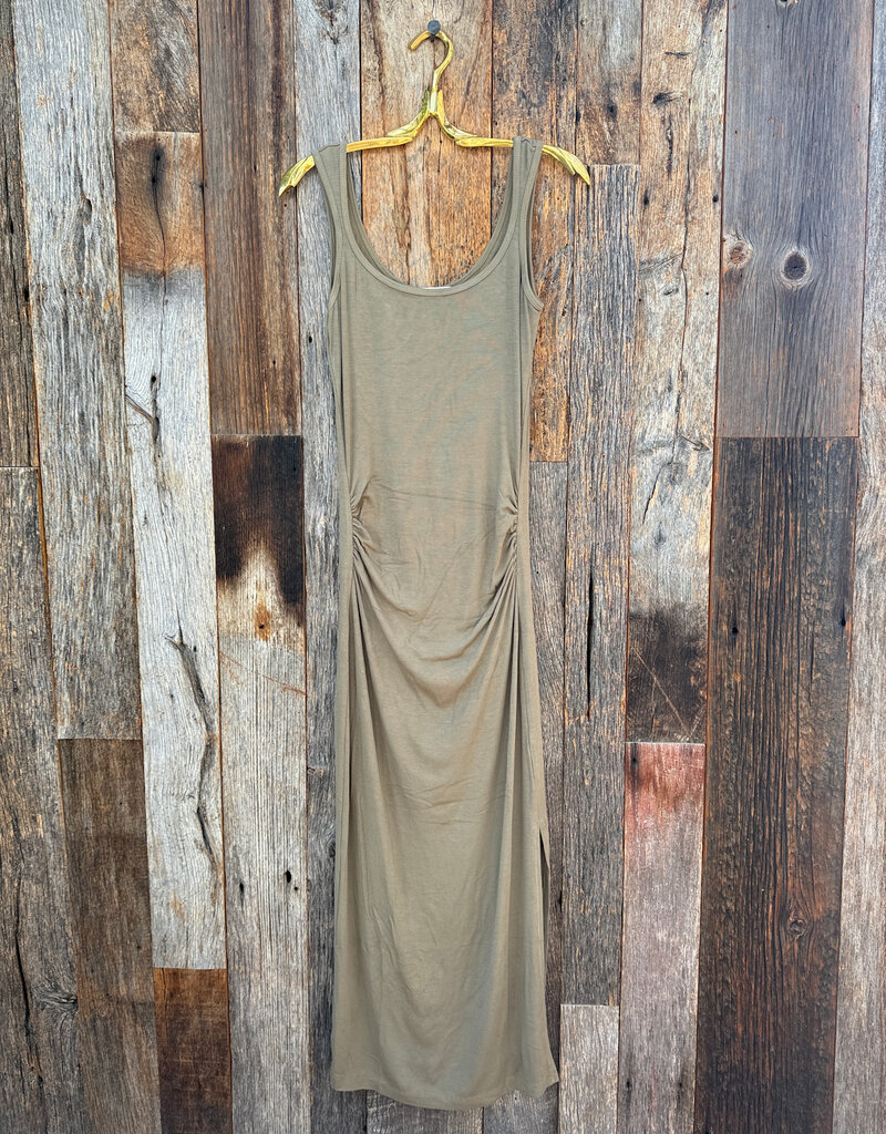 Stateside Stateside Rib Tank Dress Bay Leaf