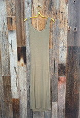 Stateside Stateside Rib Tank Dress Bay Leaf