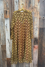 Chan Luu Chan Luu Renata Silk Chiffon Dress Cabernet