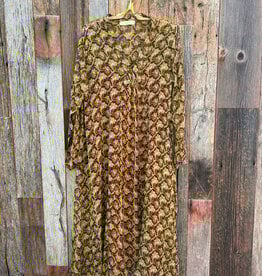 Chan Luu Chan Luu Renata Silk Chiffon Dress Cabernet