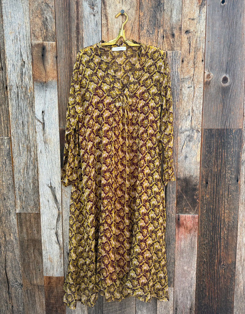 Chan Luu Chan Luu Renata Silk Chiffon Dress Cabernet