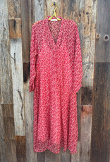 Chan Luu Chan Luu Renata Silk Chiffon Dress Pink