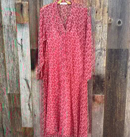 Chan Luu Chan Luu Renata Silk Chiffon Dress Pink