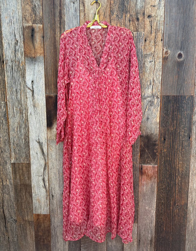 Chan Luu Chan Luu Renata Silk Chiffon Dress Pink