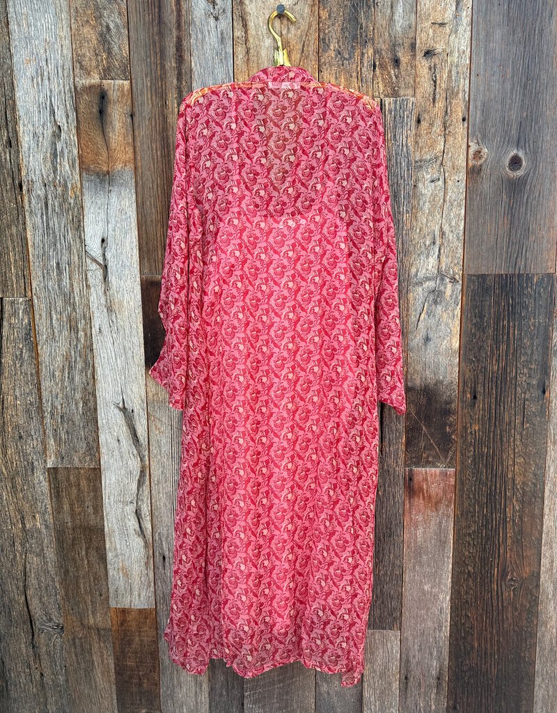 Chan Luu Chan Luu Renata Silk Chiffon Dress Pink