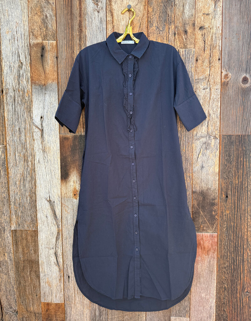 Stateside Stateside Voile Shirt Dress New Navy
