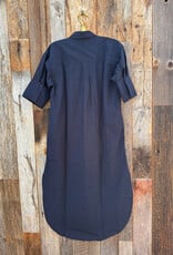Stateside Stateside Voile Shirt Dress New Navy