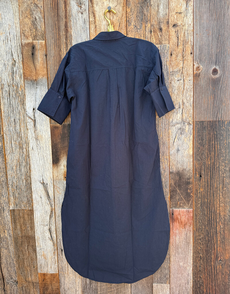 Stateside Stateside Voile Shirt Dress New Navy
