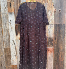 Chan Luu Chan Luu Olivia Silk Chiffon Dress Chocolate