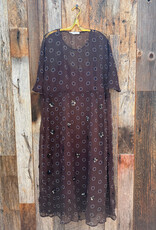 Chan Luu Chan Luu Olivia Silk Chiffon Dress Chocolate