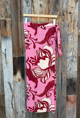 Chan Luu Chan Luu Hibiscus Silk Wrap Skirt Pink O/S