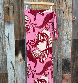 Chan Luu Chan Luu Hibiscus Silk Wrap Skirt Pink O/S
