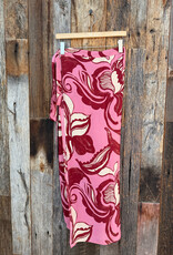 Chan Luu Chan Luu Hibiscus Silk Wrap Skirt Pink O/S