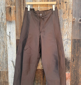Chan Luu Chan Luu Techno Taffeta Barrel Pant Chocolate
