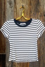Stateside Stateside Rib Baby S/S Tee Black/White