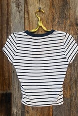 Stateside Stateside Rib Baby S/S Tee Black/White