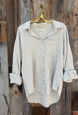 Z Supply Z Supply Alfie Button Up Shirt Flax