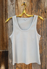 It Is Well Rib Tank Top Slate