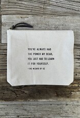 Sugarboo Sugarboo The Wizard Of Oz Canvas Zip Bag 8.5x7.5