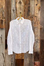 Cino Cino Jara Embroidered White Button Up 10322