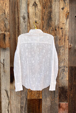 Cino Cino Jara Embroidered White Button Up 10322