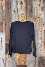 Dylan Dylan L/S Modern Tee Black