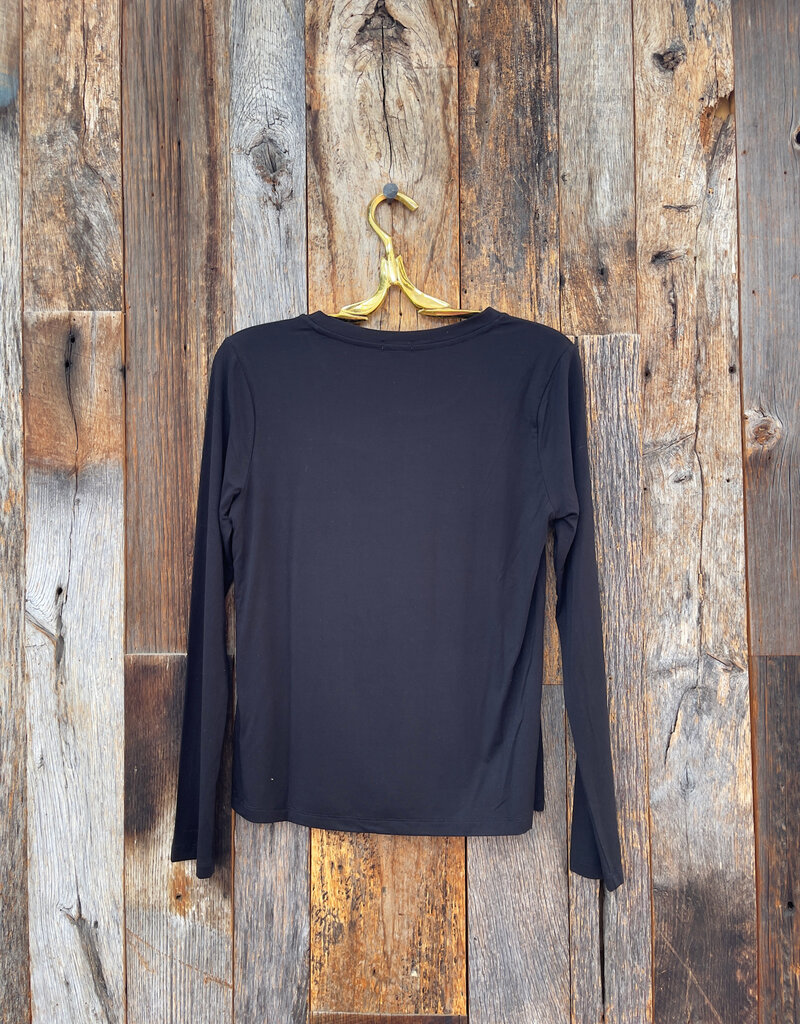 Dylan Dylan L/S Modern Tee Black