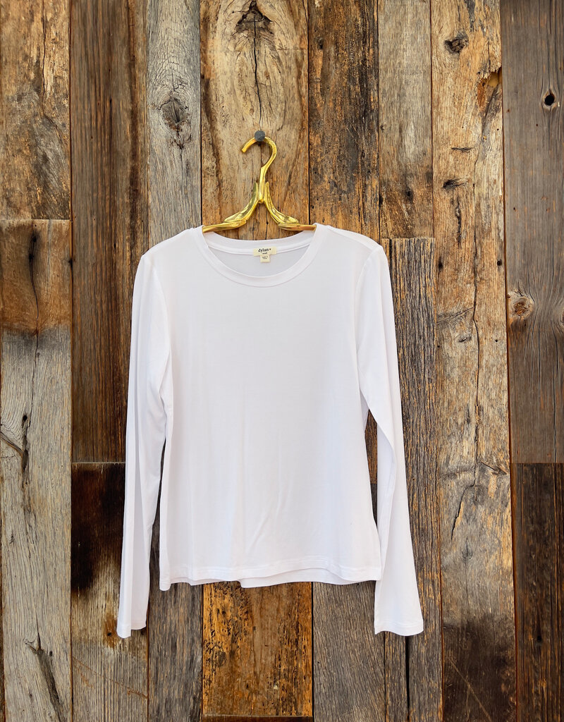 Dylan Dylan L/S Modern Tee White