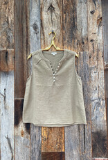 Dylan Dylan Andi Sleeveless Top Moss
