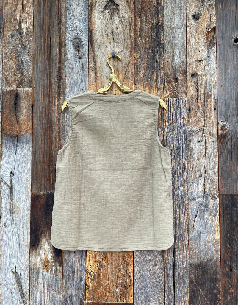 Dylan Dylan Andi Sleeveless Top Moss