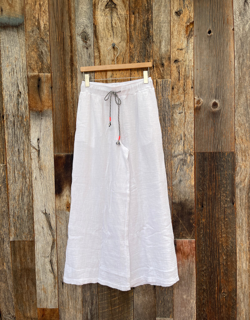 Sundry Wide Leg Pant White